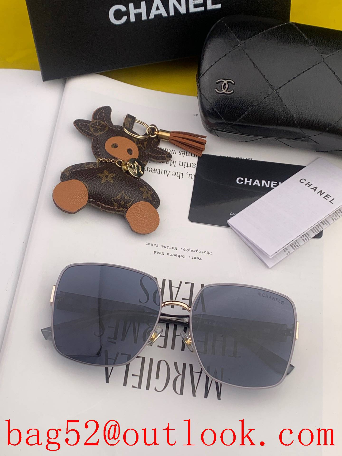 Gucci Nylon material with clear light transmittance sunglasses