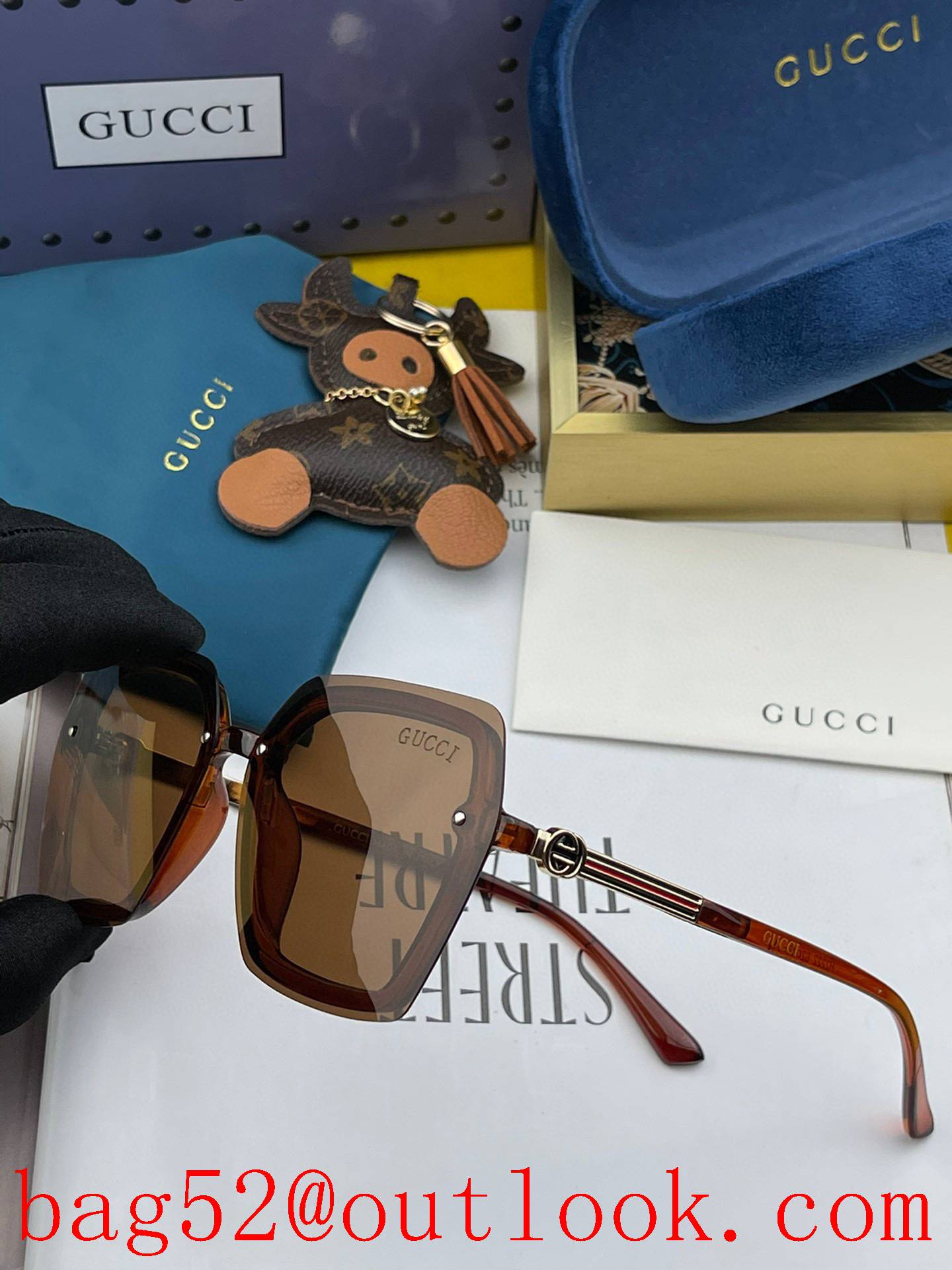 Gucci Driving mirror fashion sunglasses