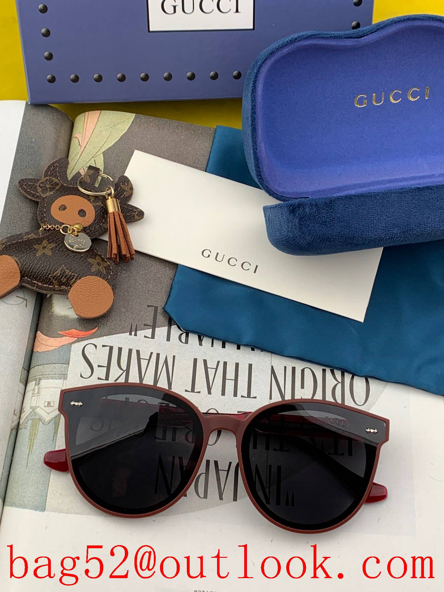 Gucci new are unisex for both men and women sunglasses