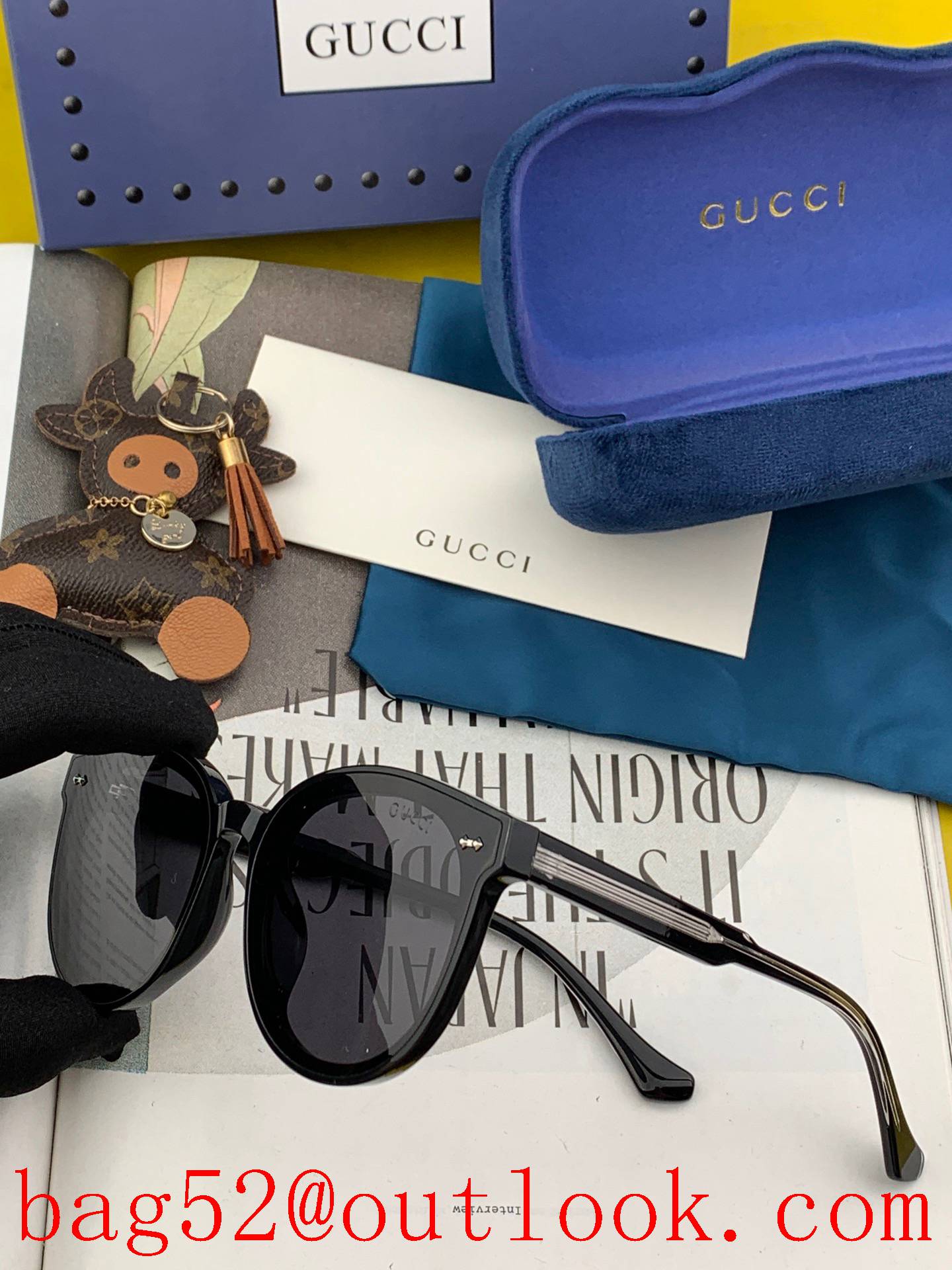 Gucci new are unisex for both men and women sunglasses