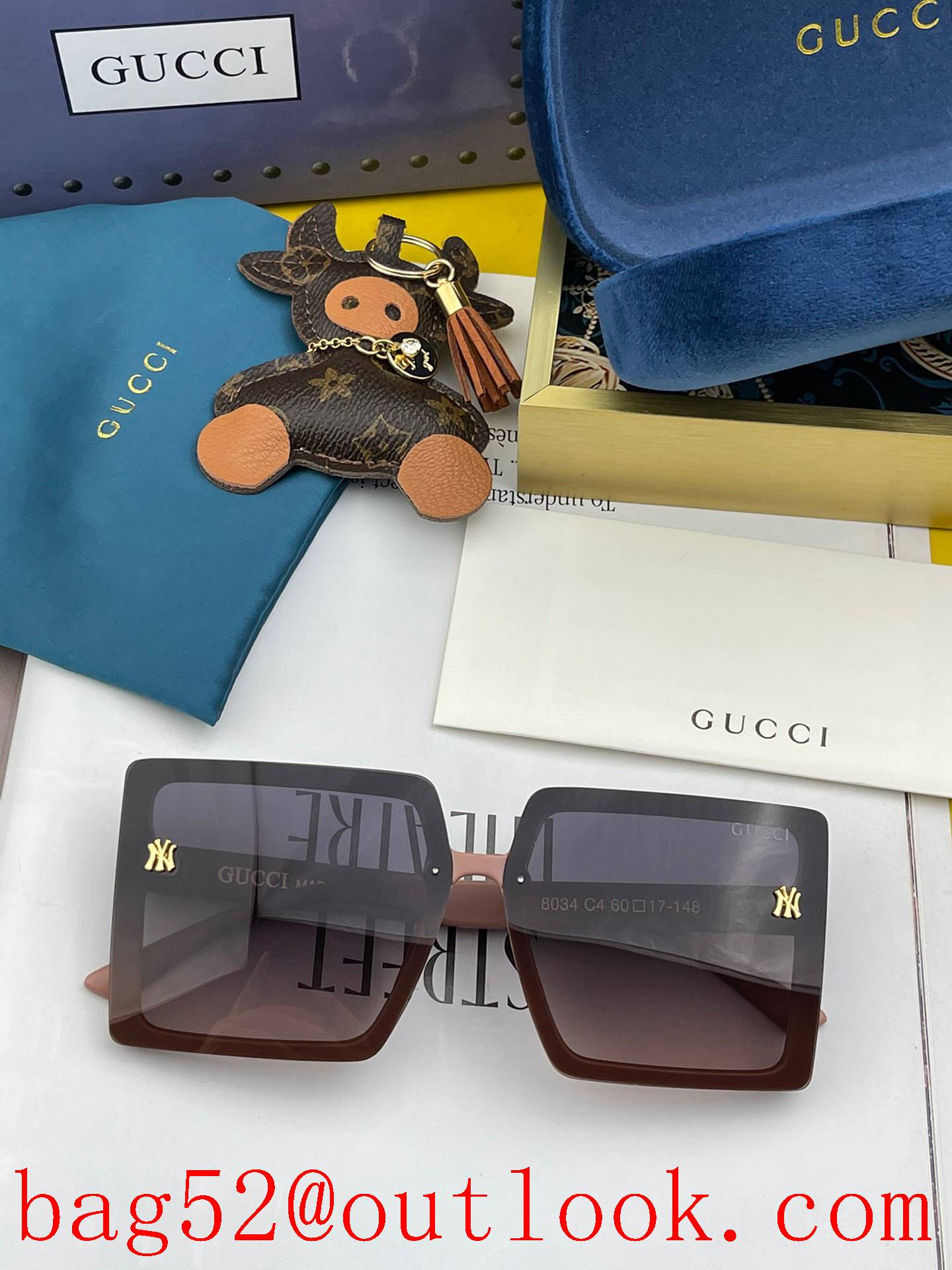 Gucci joint series limited edition classic box design Sunglasses