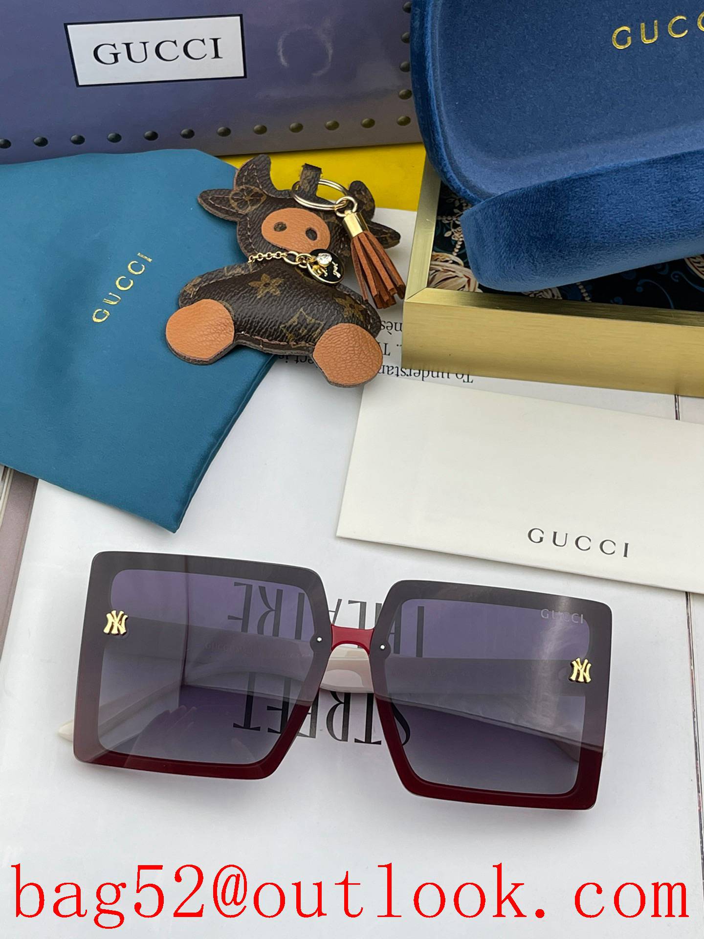 Gucci joint series limited edition classic box design Sunglasses