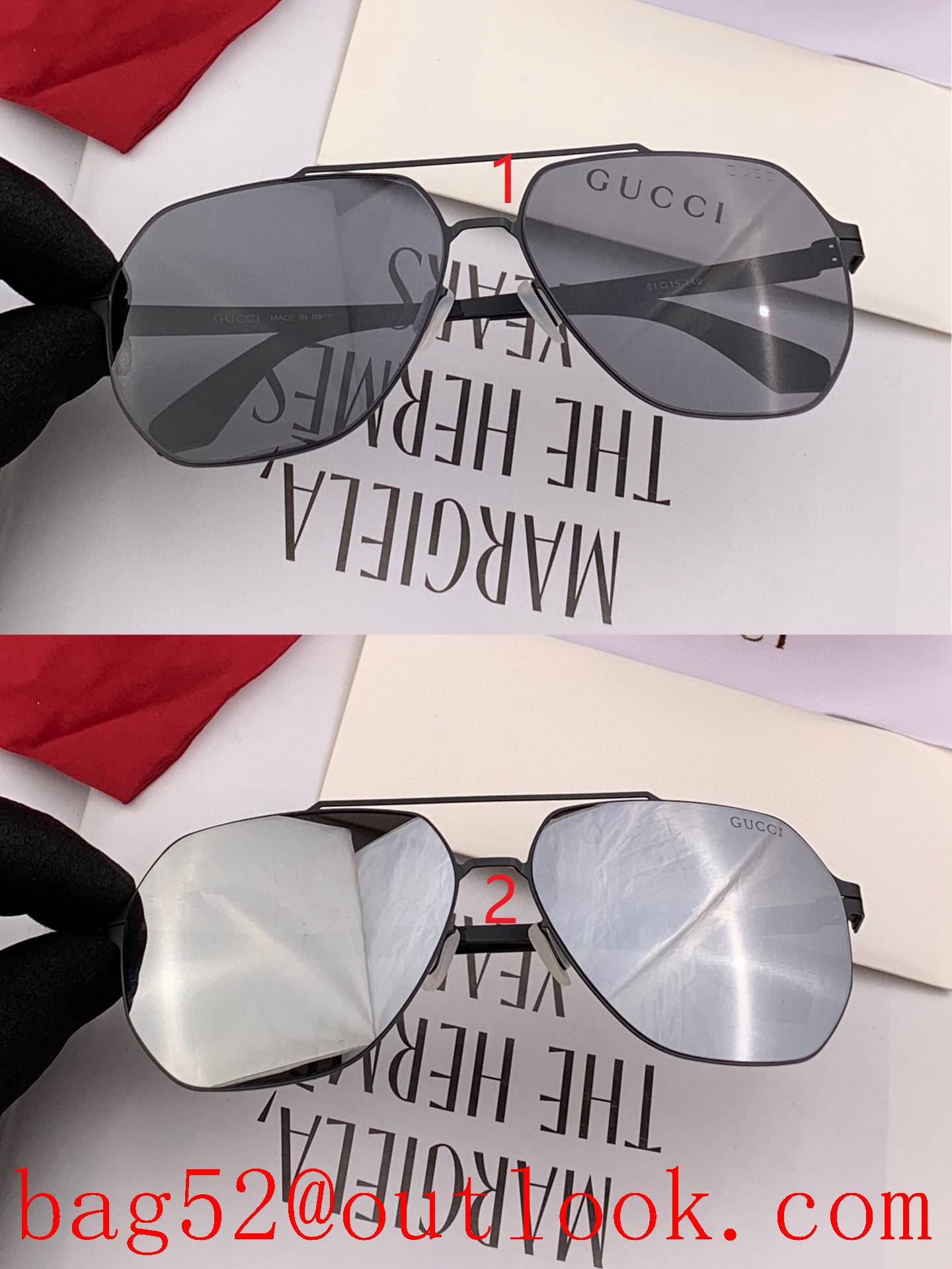 GUCCI 2022 new ultra-light no screw pressure not bad series couple sunglasses