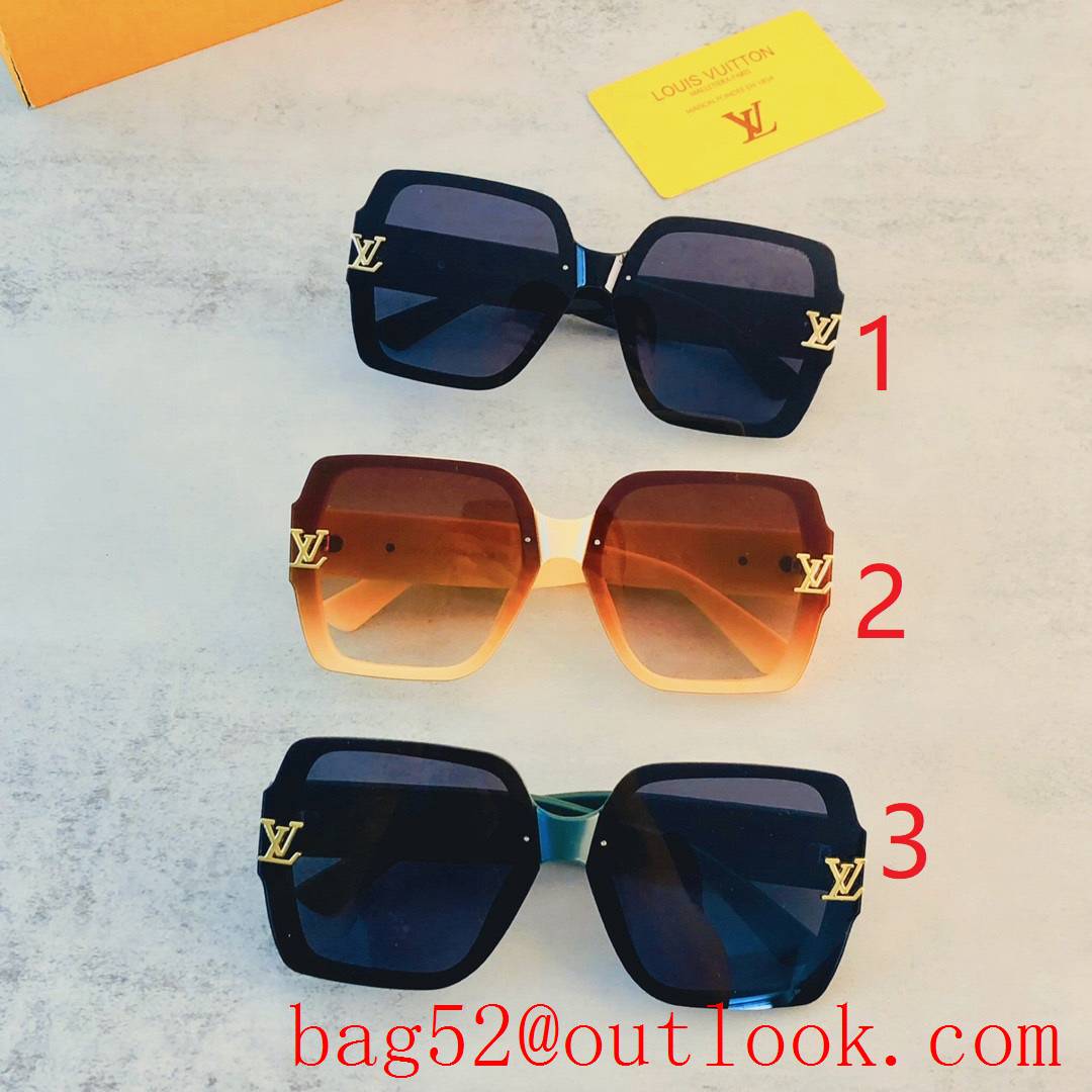 LV Louis Vuitton 2022 Fashion Trend Luxury Decorative Sunglasses