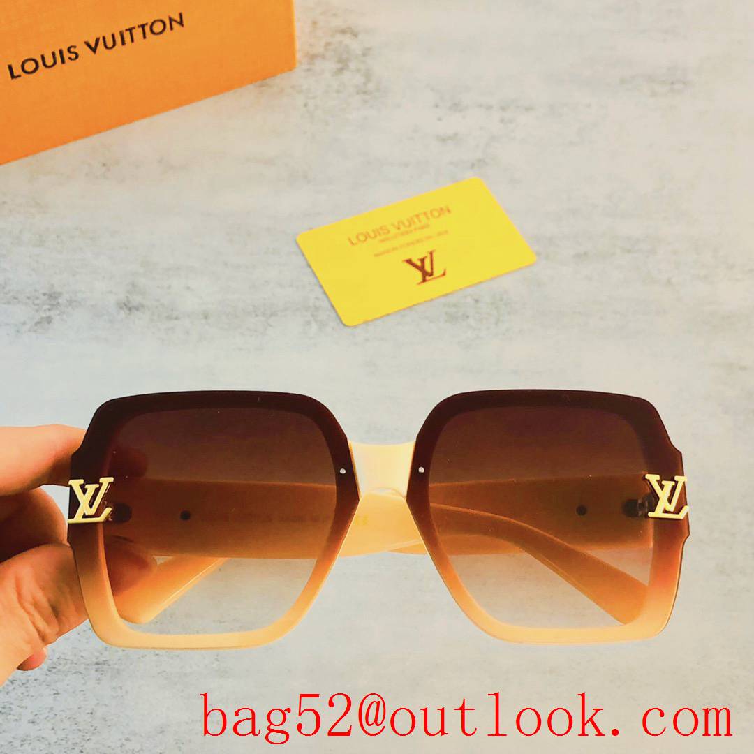 LV Louis Vuitton 2022 Fashion Trend Luxury Decorative Sunglasses