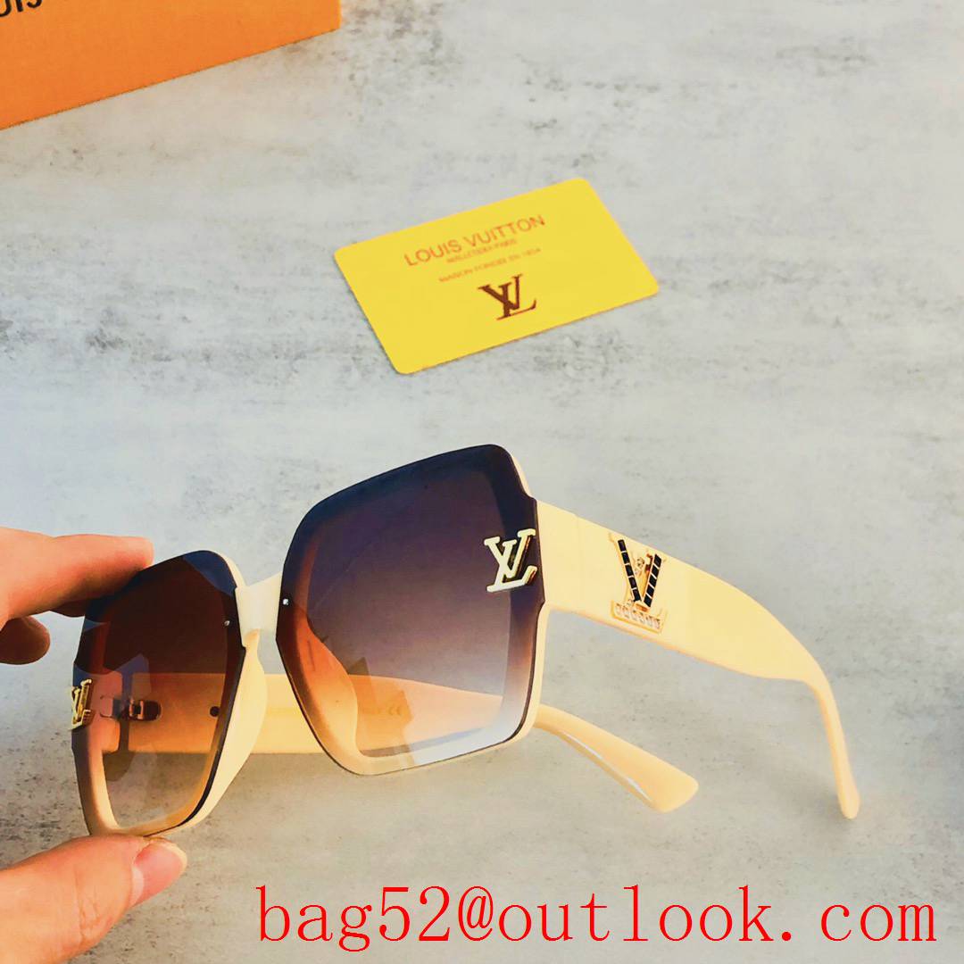 LV Louis Vuitton 2022 Fashion Trend Luxury Decorative Sunglasses