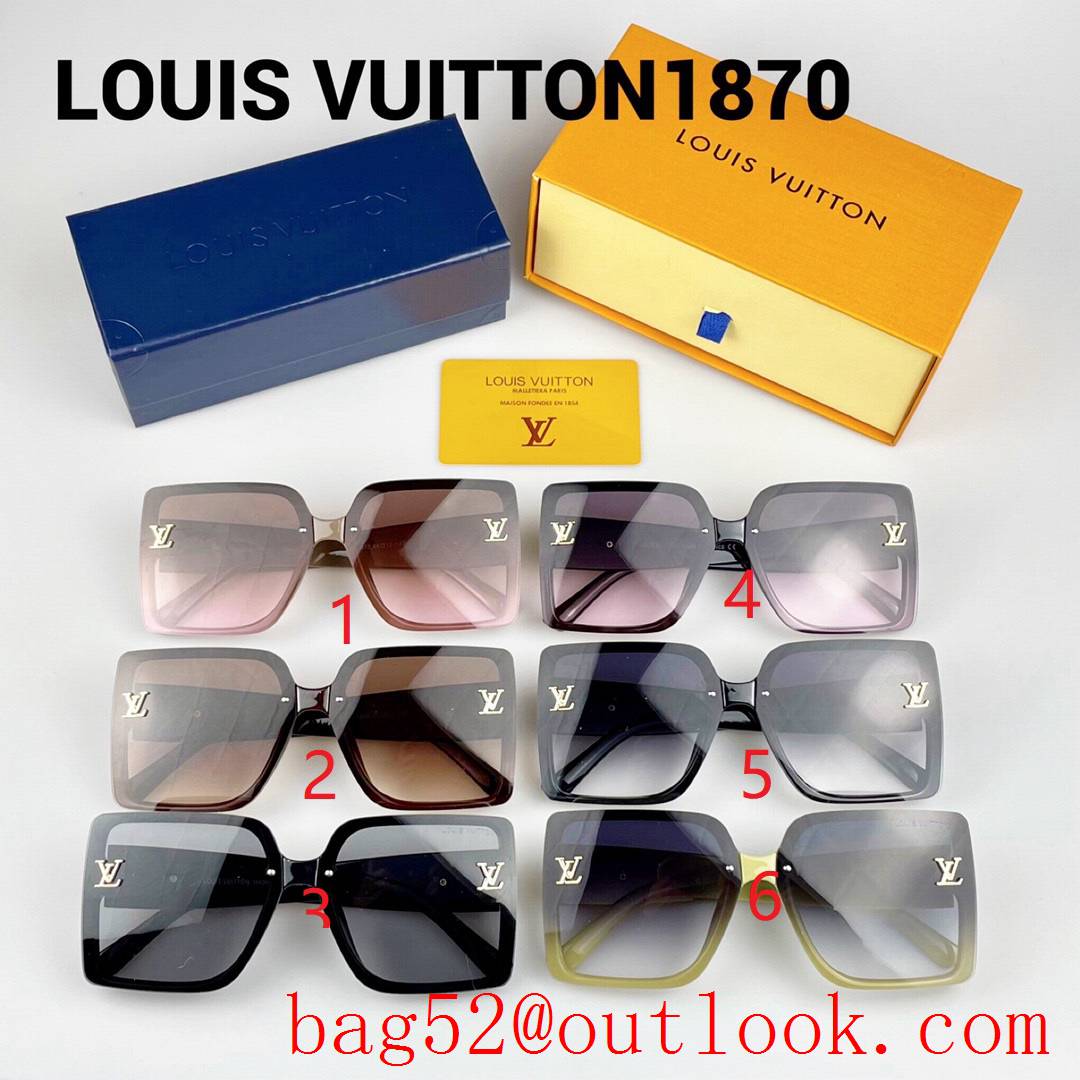LV Louis Vuitton 2022 Fashion Trend Luxury Decorative Sunglasses
