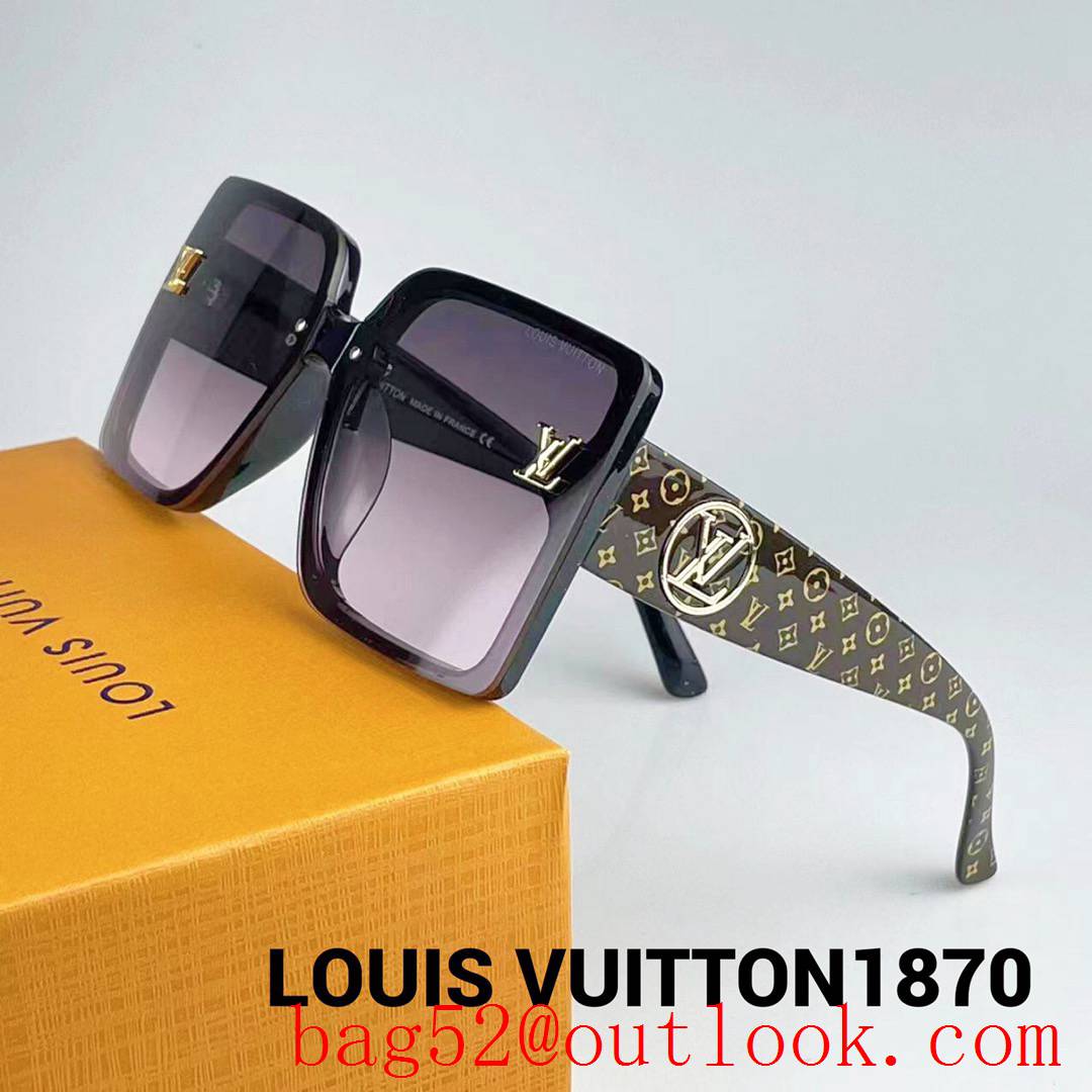 LV Louis Vuitton 2022 Fashion Trend Luxury Decorative Sunglasses