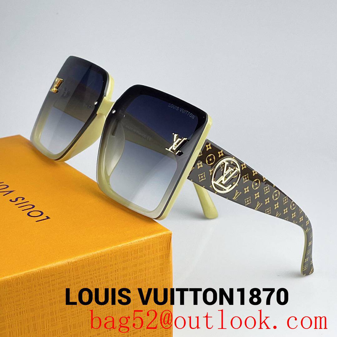 LV Louis Vuitton 2022 Fashion Trend Luxury Decorative Sunglasses