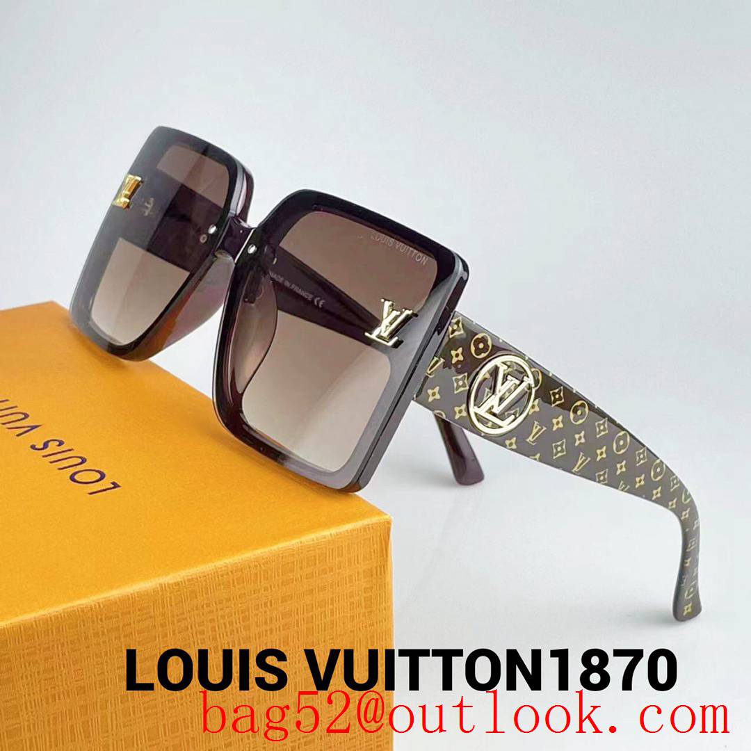 LV Louis Vuitton 2022 Fashion Trend Luxury Decorative Sunglasses