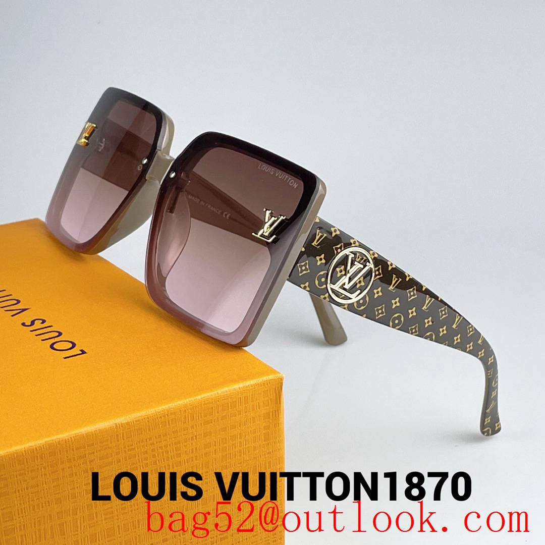 LV Louis Vuitton 2022 Fashion Trend Luxury Decorative Sunglasses