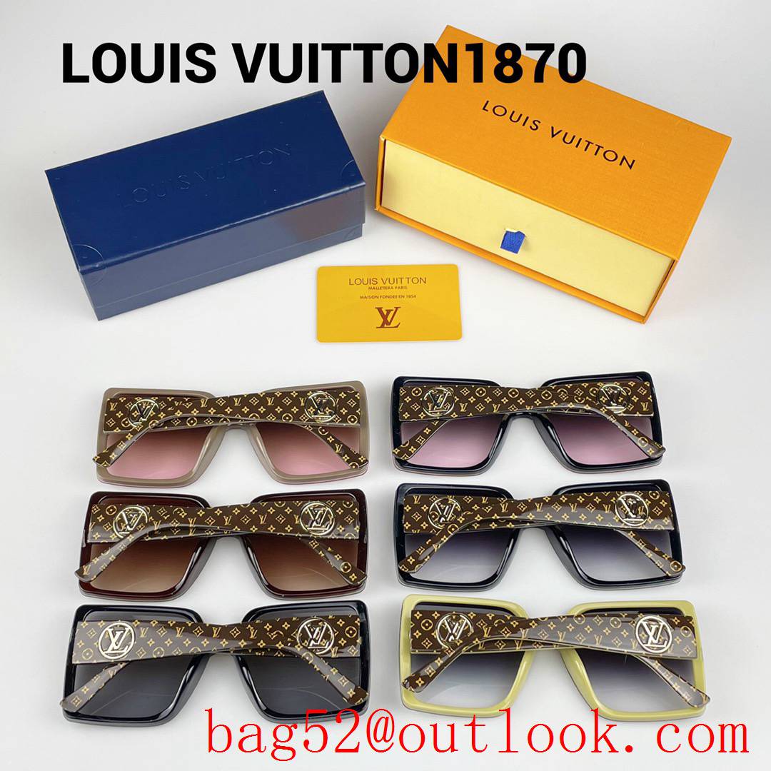 LV Louis Vuitton 2022 Fashion Trend Luxury Decorative Sunglasses