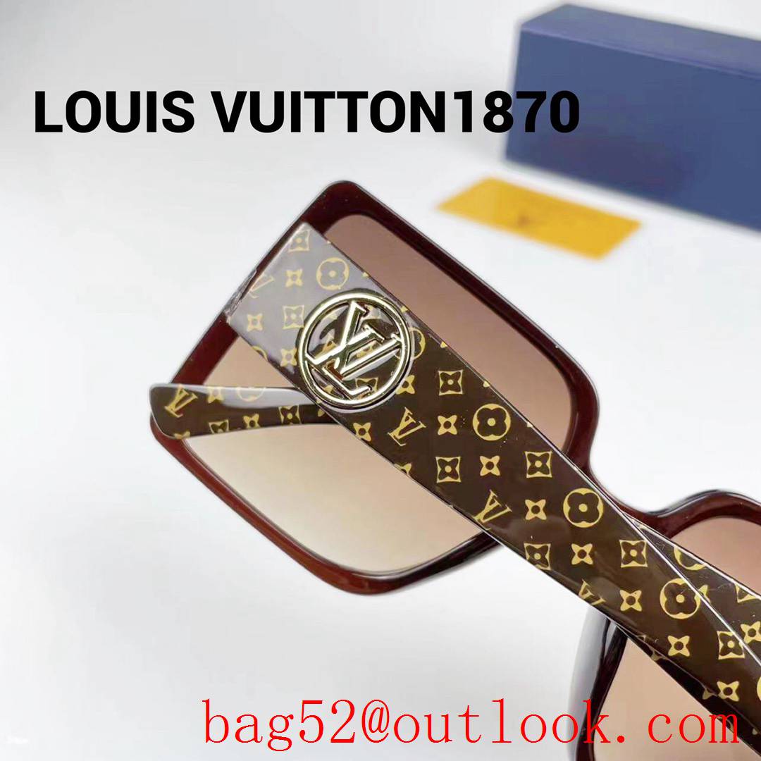 LV Louis Vuitton 2022 Fashion Trend Luxury Decorative Sunglasses