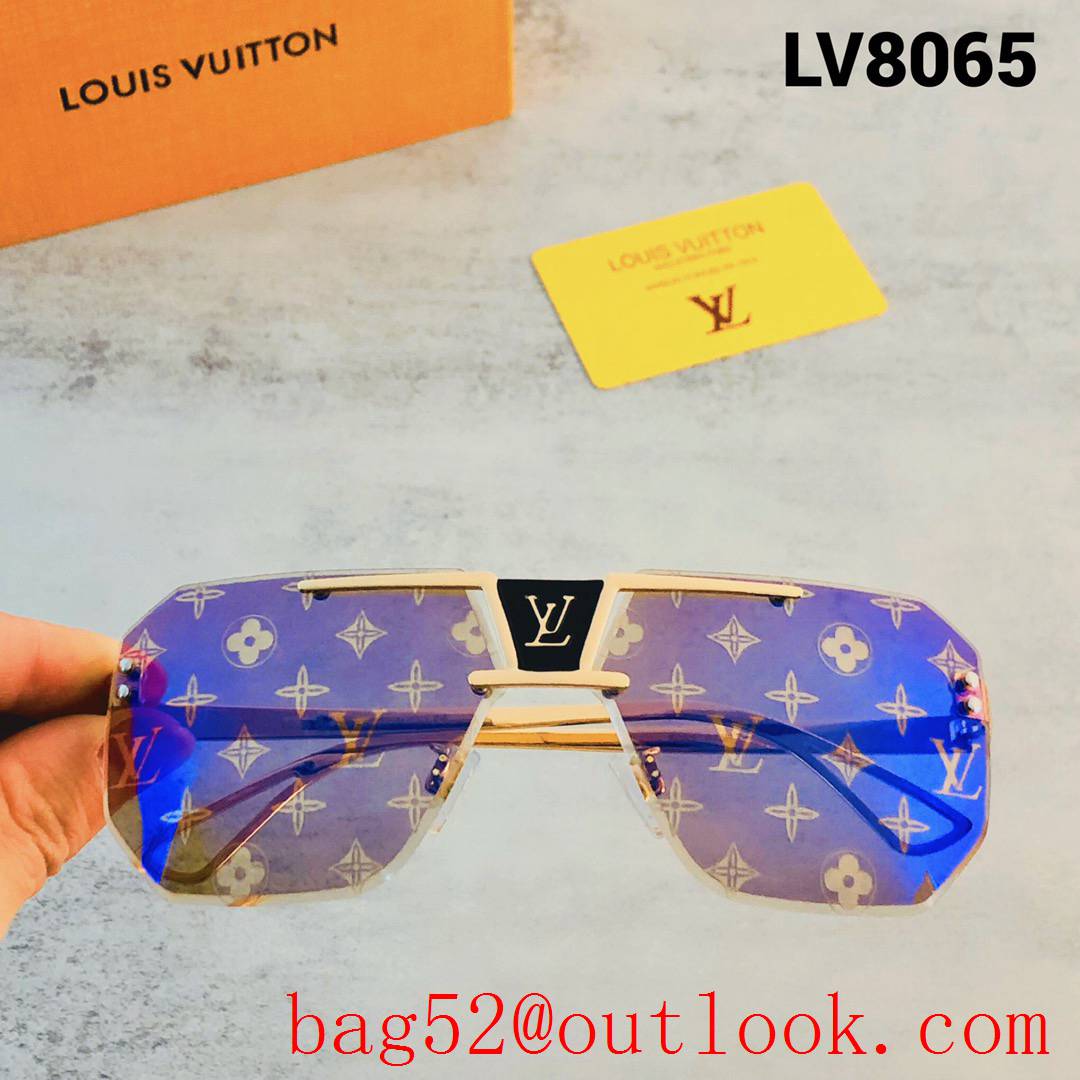 LV Louis Vuitton 2022 Fashion Trend Luxury Decorative HD Sunglasses