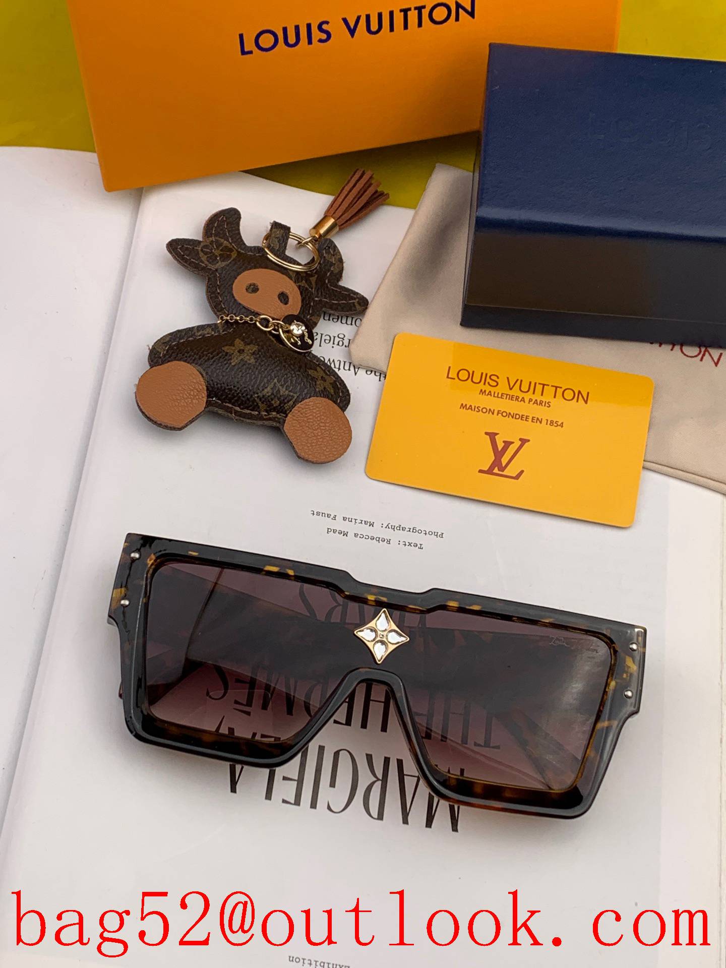 LV 2022 spring new trendy square sunglasses