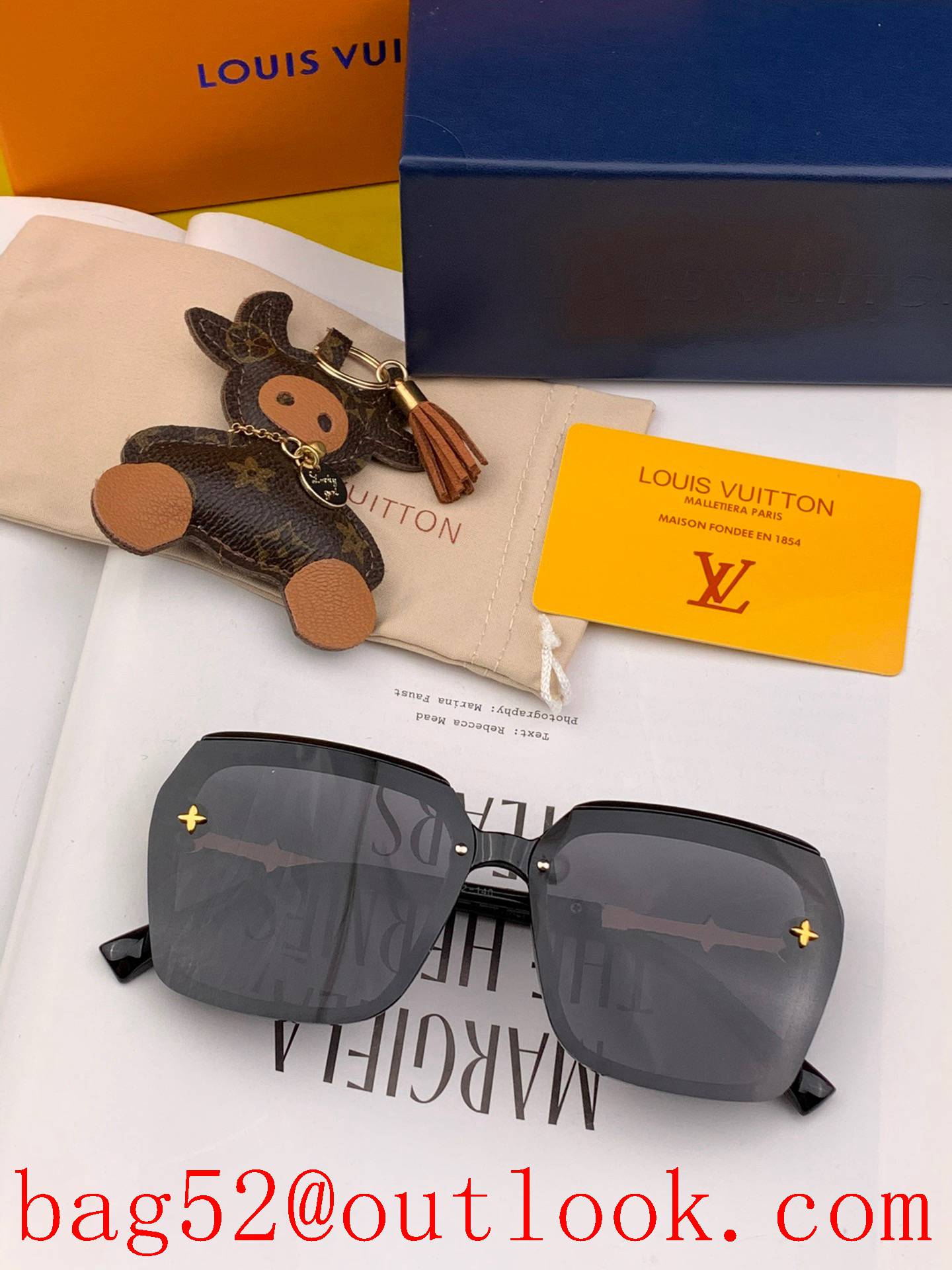 LV 2022 spring new trendy trendy square sunglasses