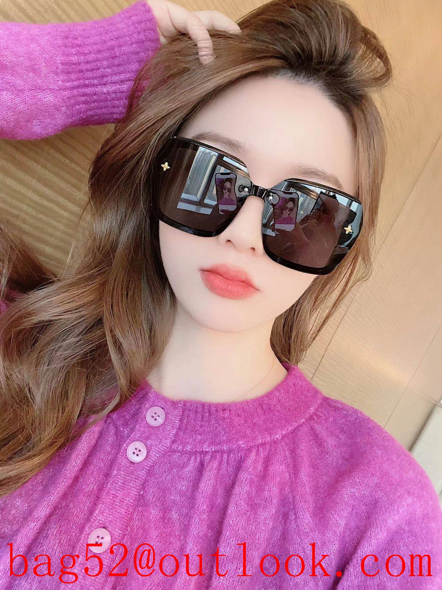 LV 2022 spring new trendy trendy square sunglasses