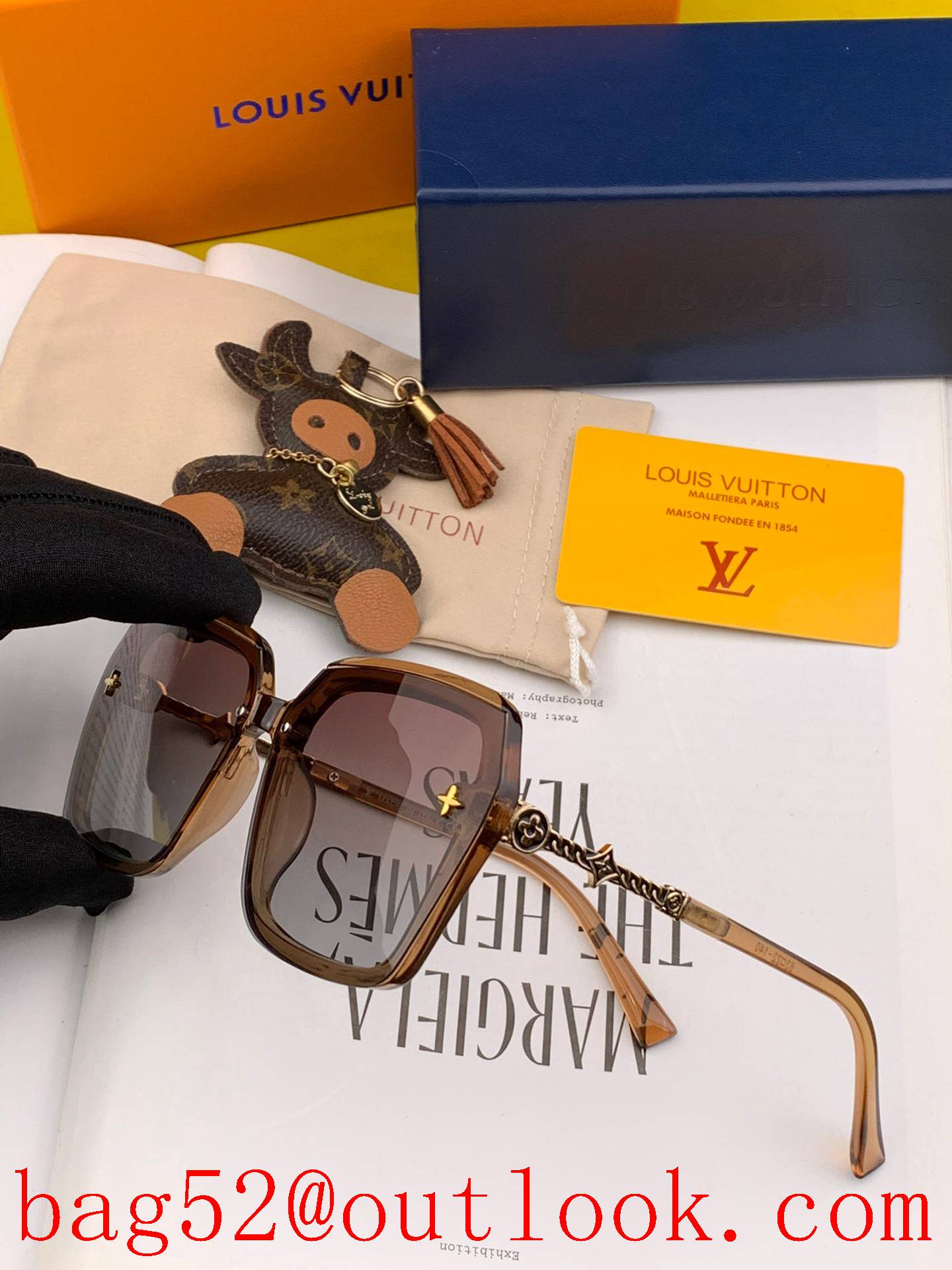 LV 2022 spring new trendy trendy square sunglasses