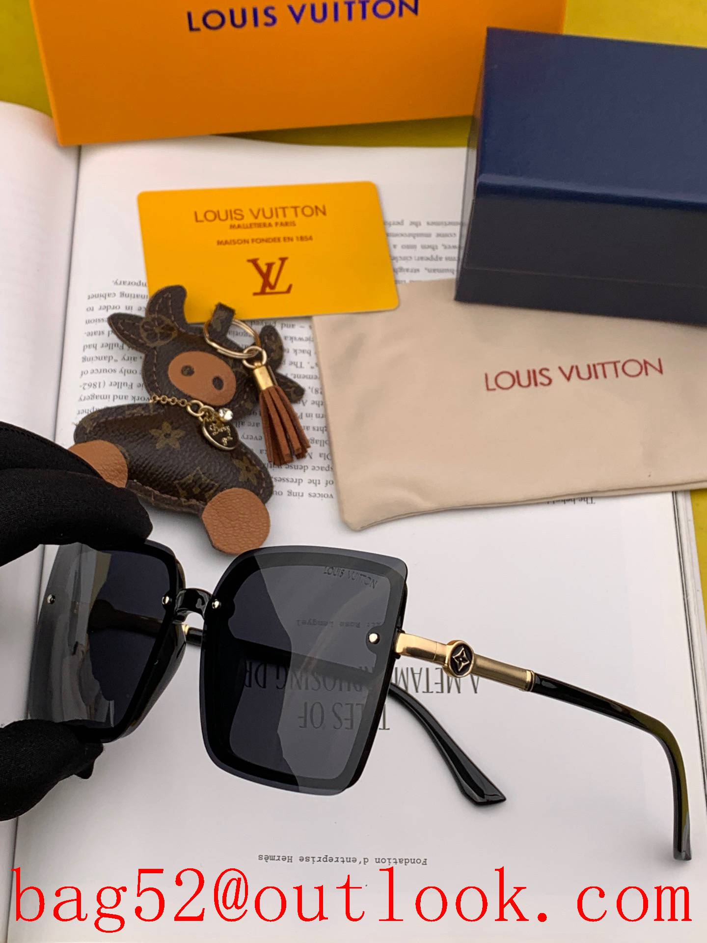 LV spring new trendy square sunglasses