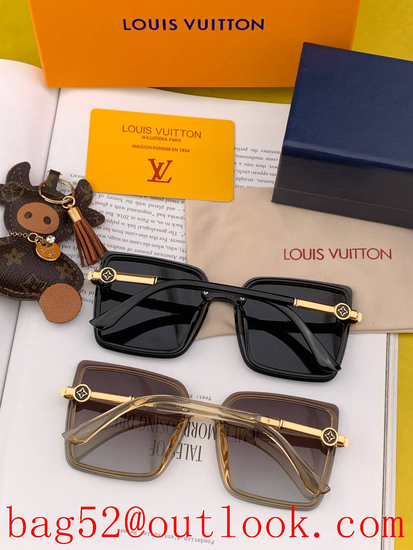 LV spring new trendy square sunglasses