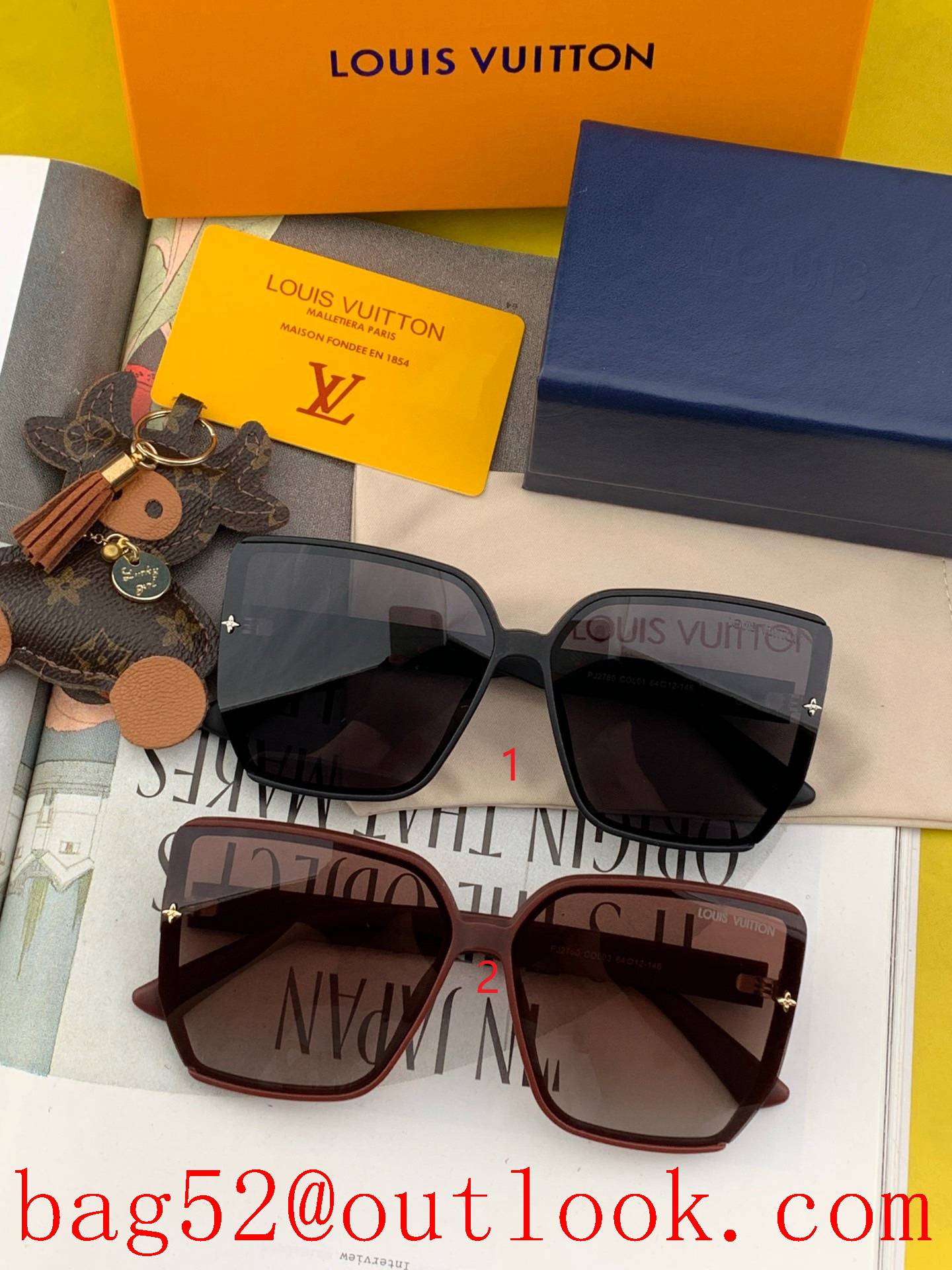 LV Louis Vuitton Classic Large Frame women Sunglasses