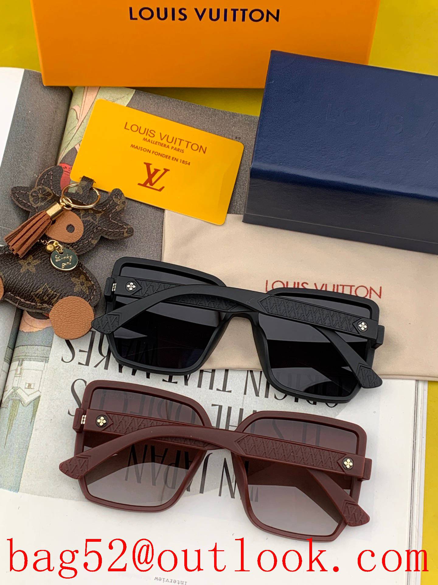 LV Louis Vuitton Classic Large Frame women Sunglasses