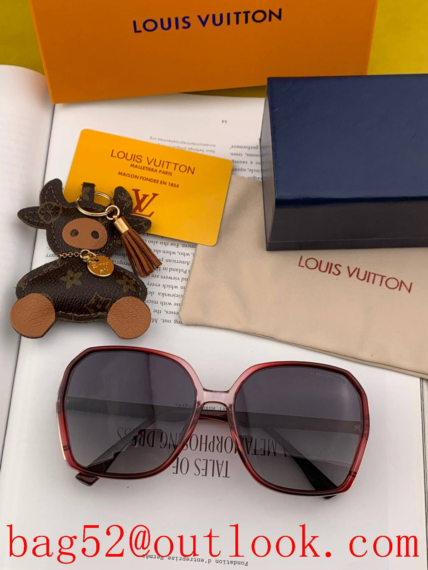 lv Louis Vuitton large-frame sunglasses