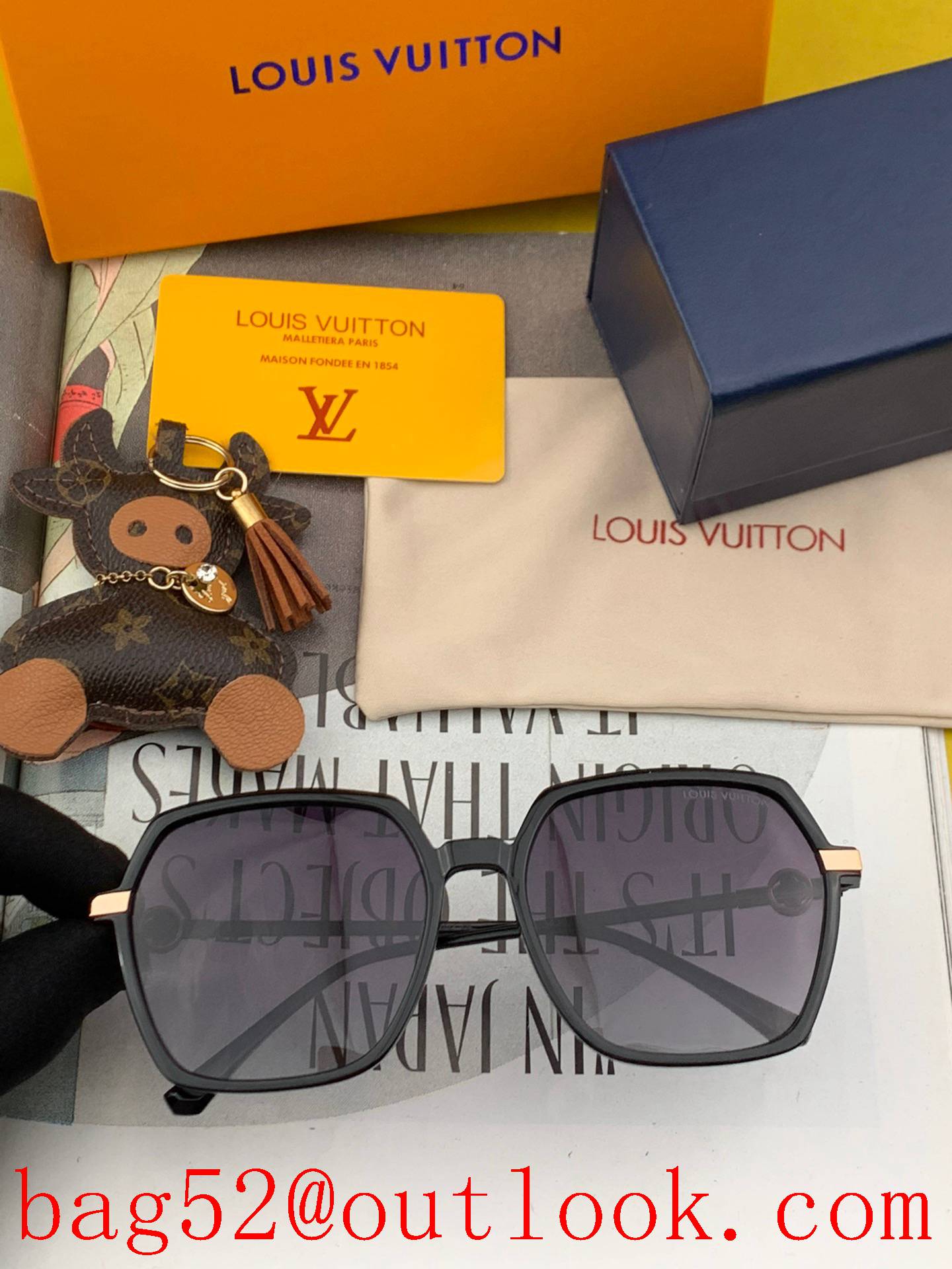 LV trendy official website model same style sunglasses