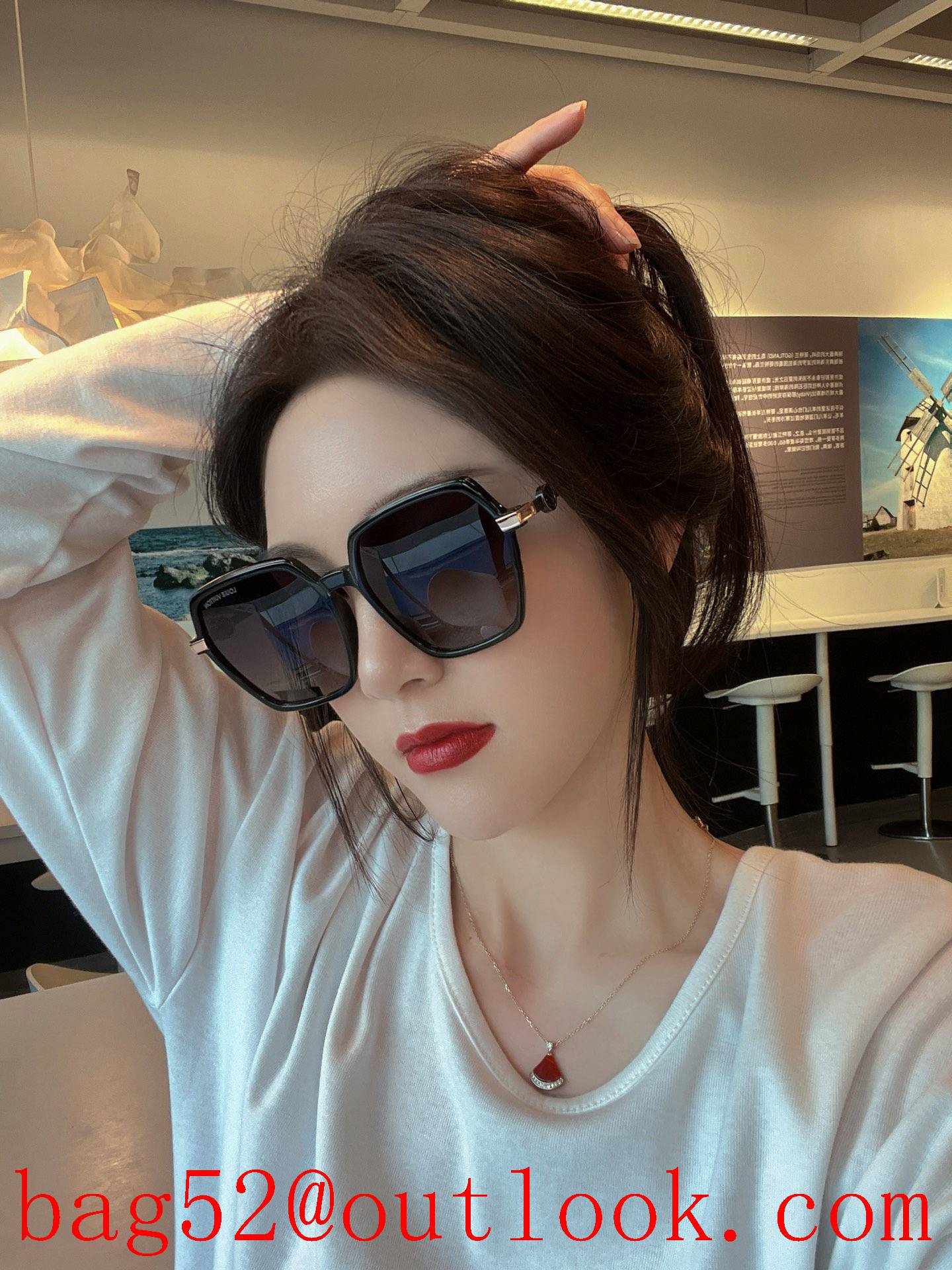 LV trendy official website model same style sunglasses