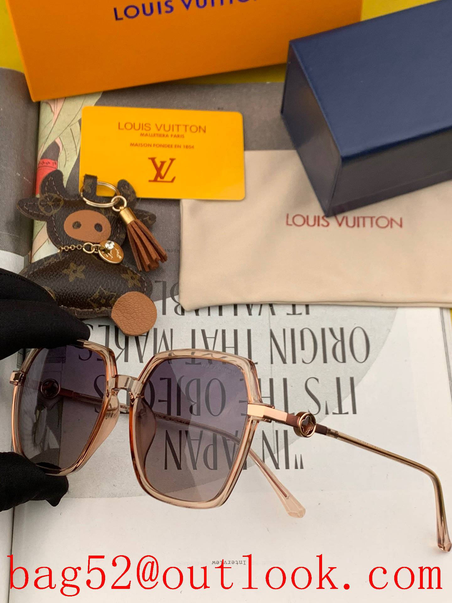 LV trendy official website model same style sunglasses