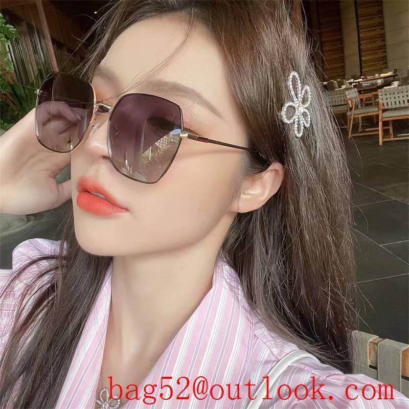 LV Louis Vuitton Fashion Square women Sunglasses