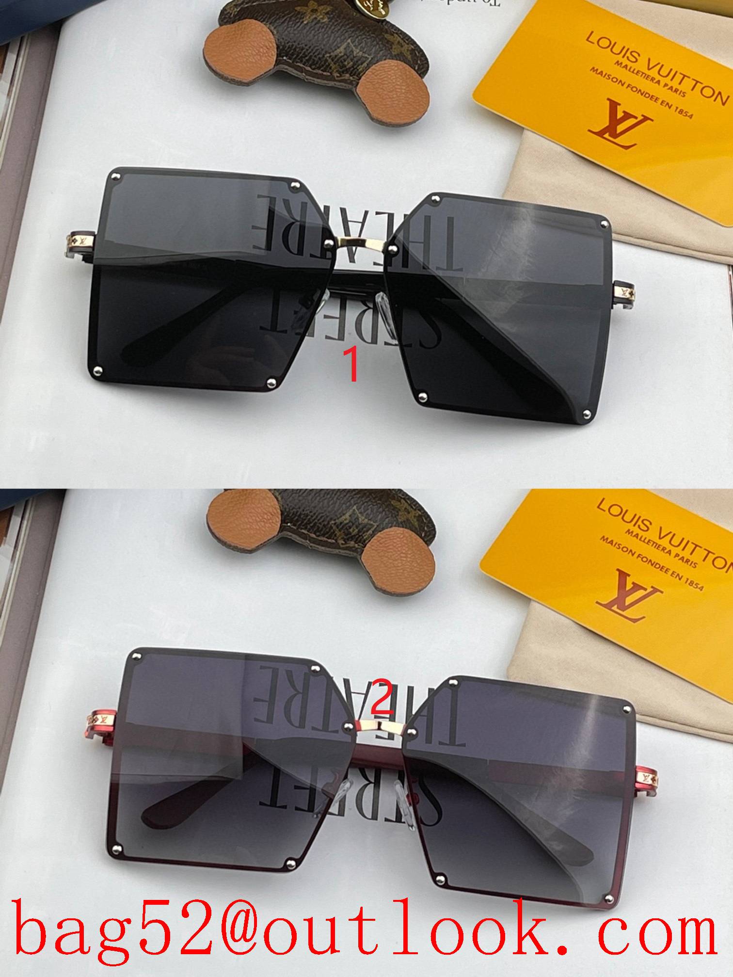 LV Louis Vuitton large frame sunglasses sunglasses
