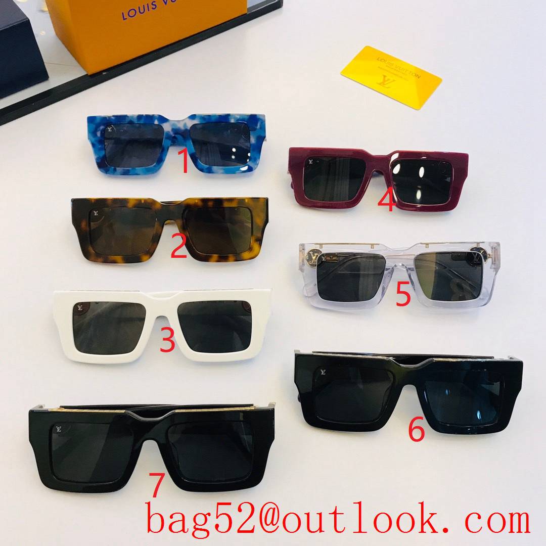 LV Louis Vuitton 7 Colors sheet frame sunglasses