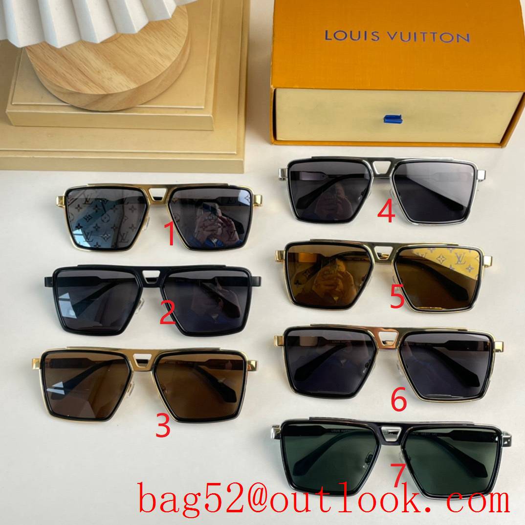 LV Louis Vuitton iconic logo print 7 colors sunglasses