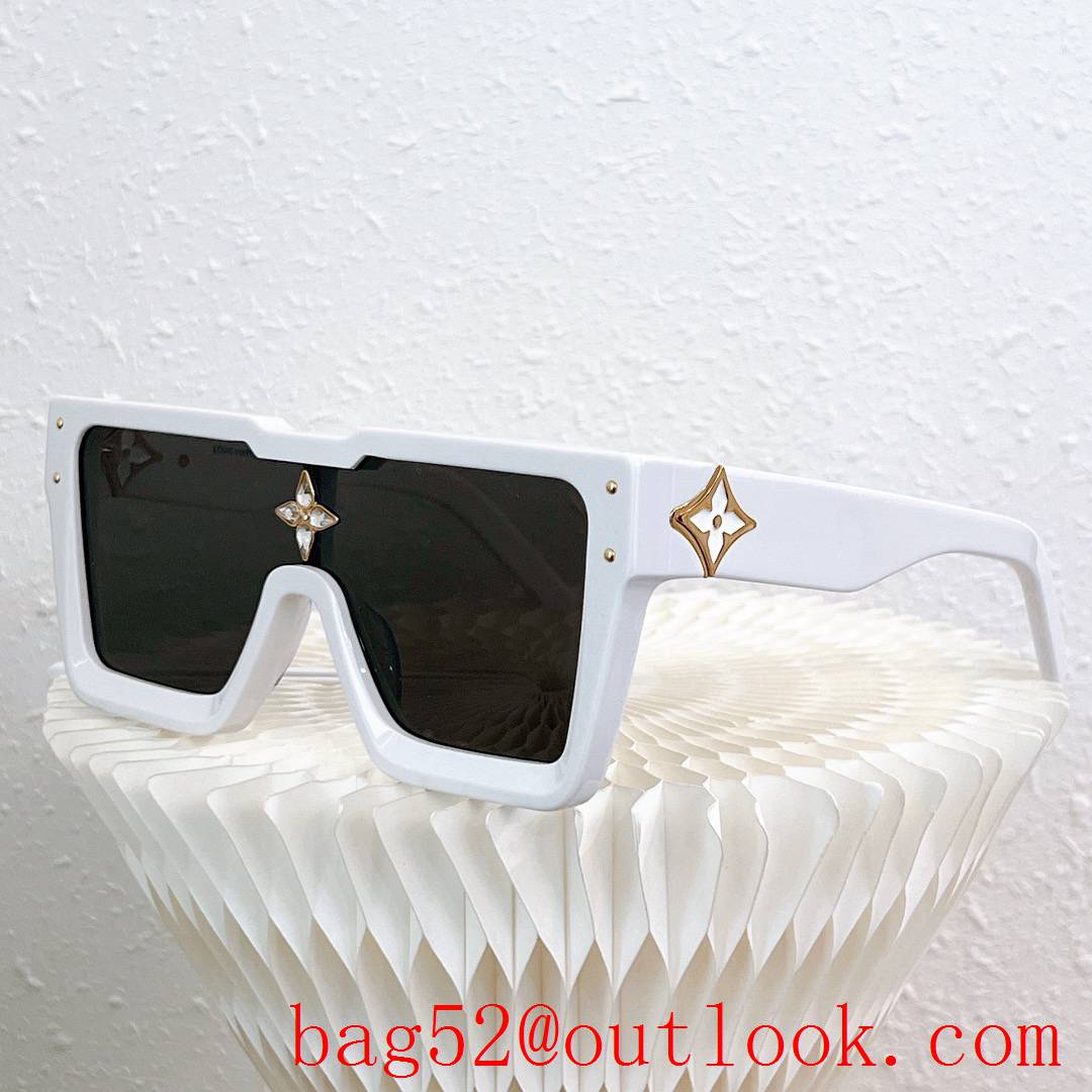 LV Louis Vuitton 6 colors big square women sunglasses