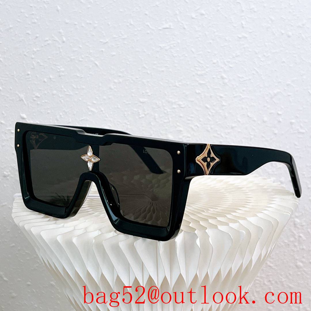 LV Louis Vuitton 6 colors big square women sunglasses