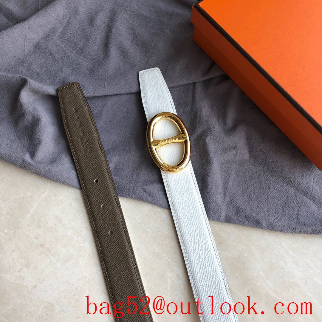 Hermes stainless steel Japanese buckle belt