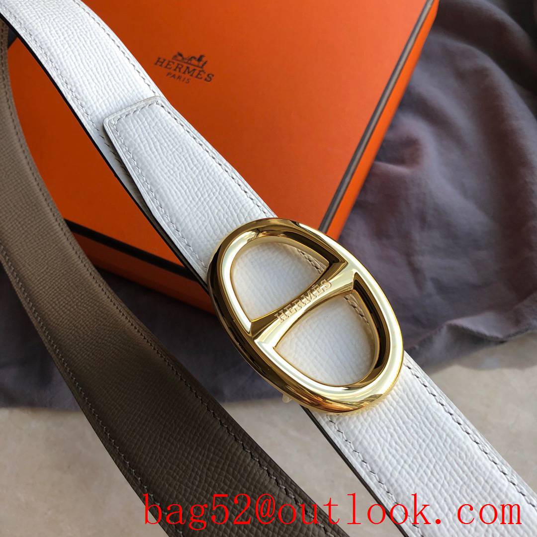 Hermes stainless steel Japanese buckle belt