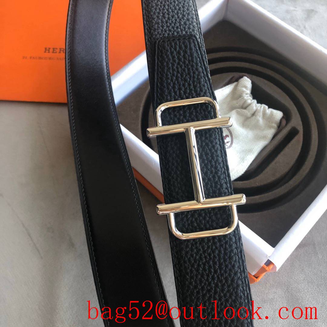 Hermes men's 3.8cm counter Royal metal buckle belt