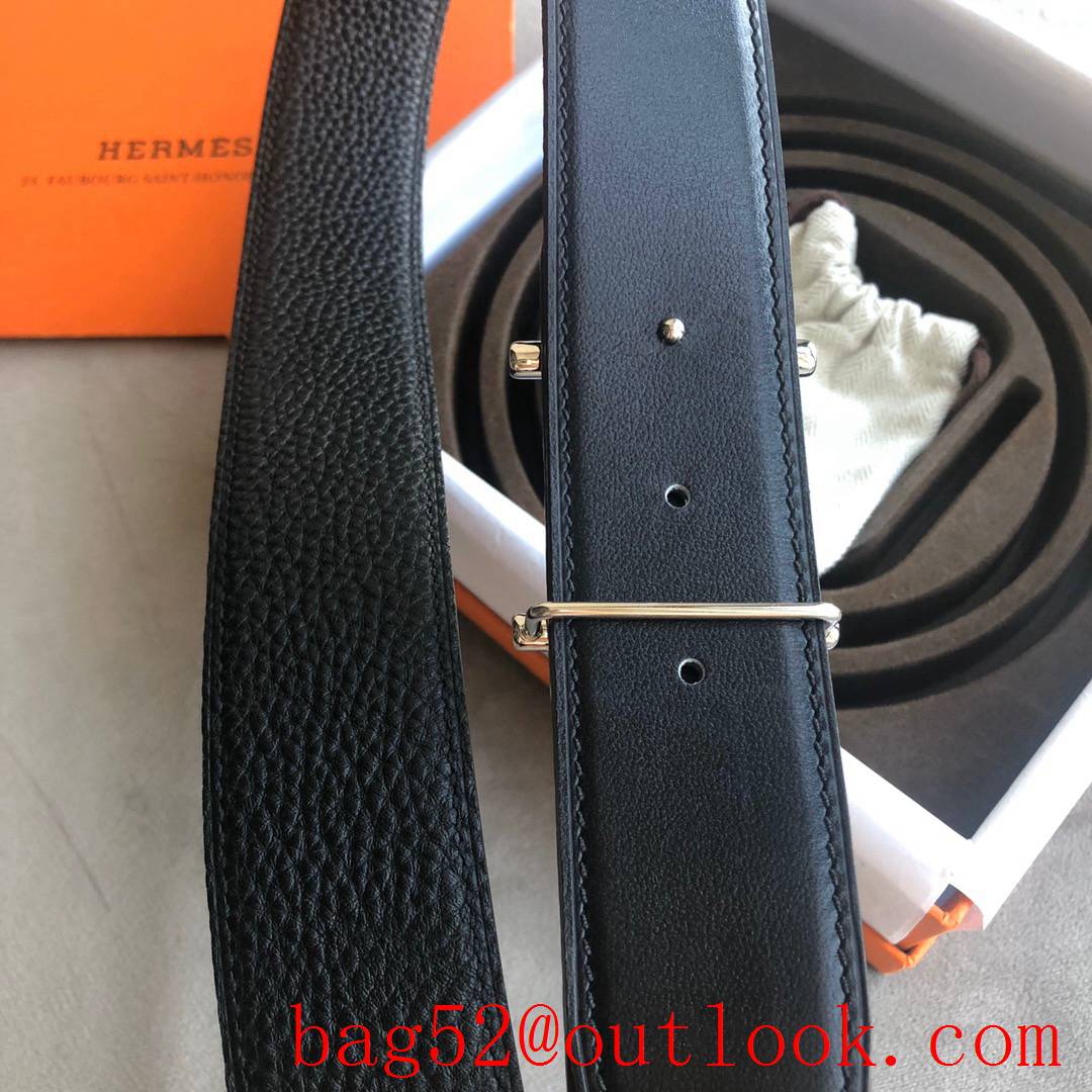 Hermes men's 3.8cm counter Royal metal buckle belt