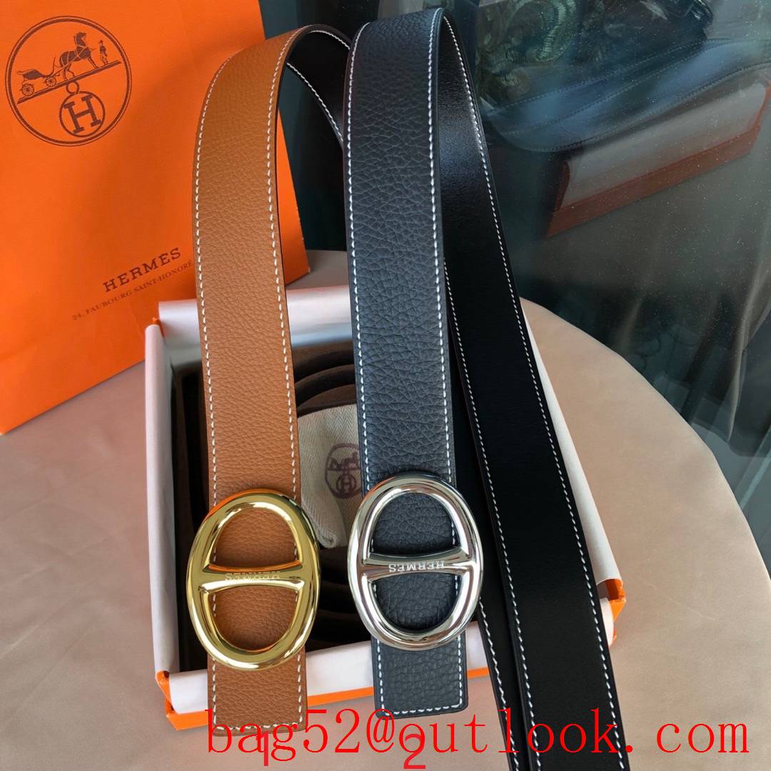 Hermes Handmade quality imported selected high-quality leather belt