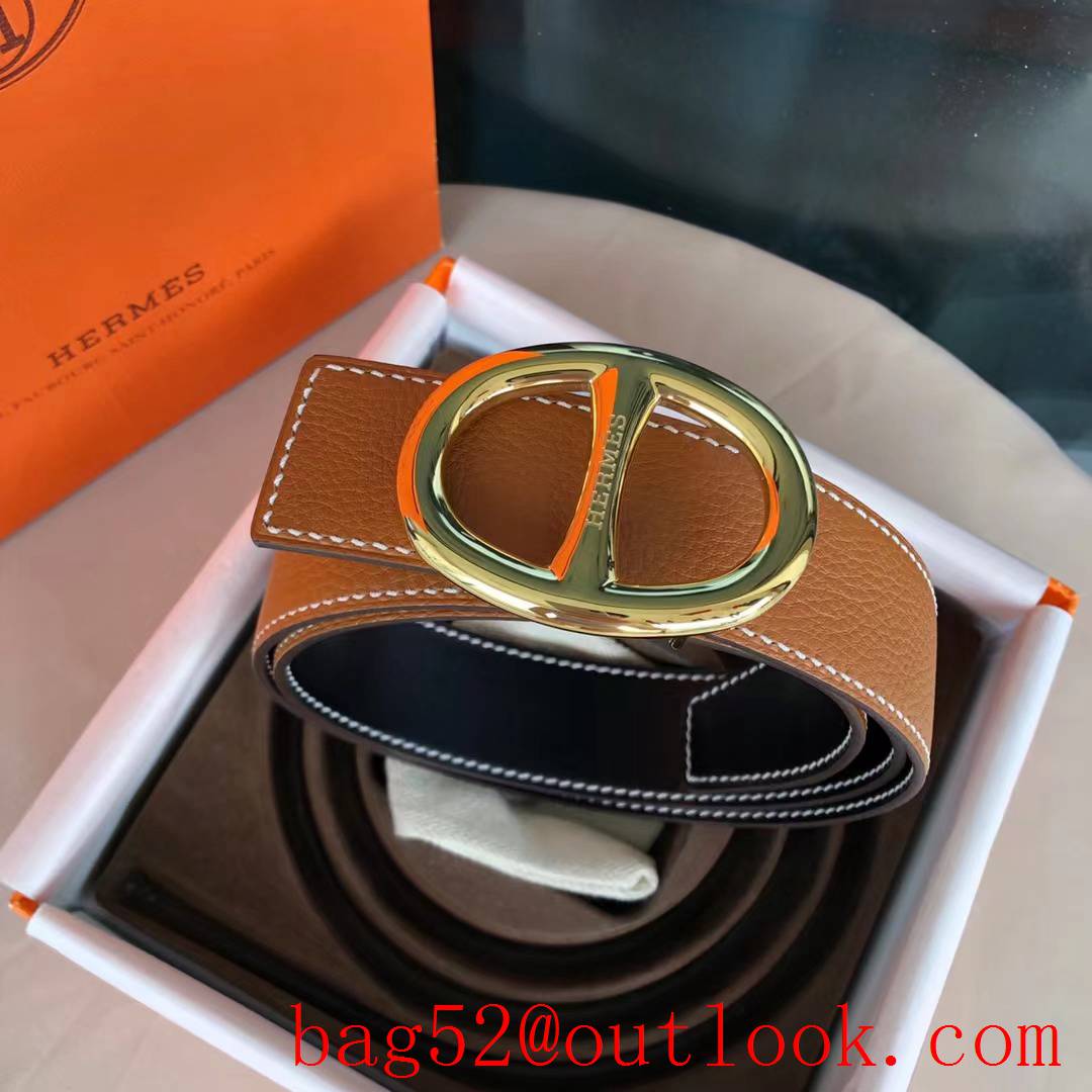 Hermes Handmade quality imported selected high-quality leather belt