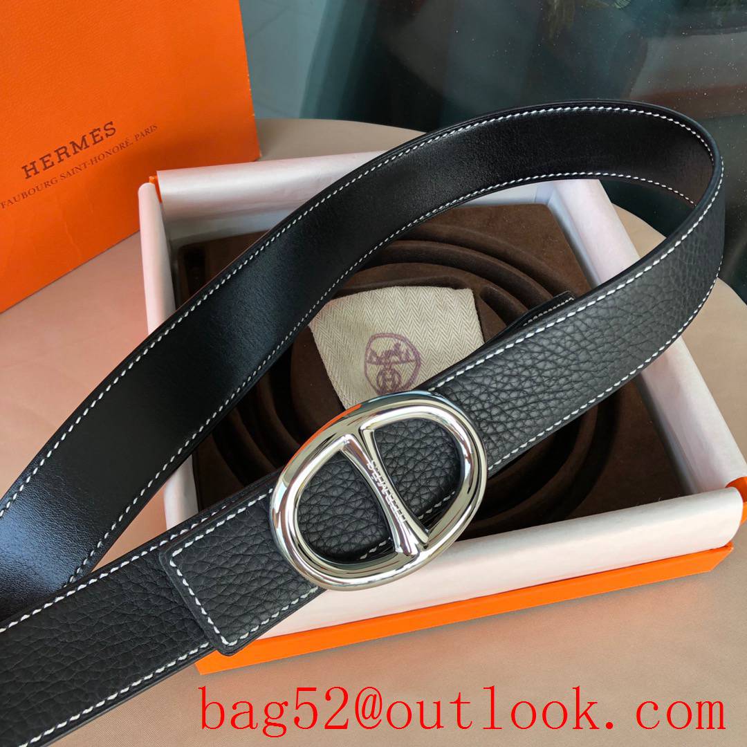 Hermes Handmade quality imported selected high-quality leather belt