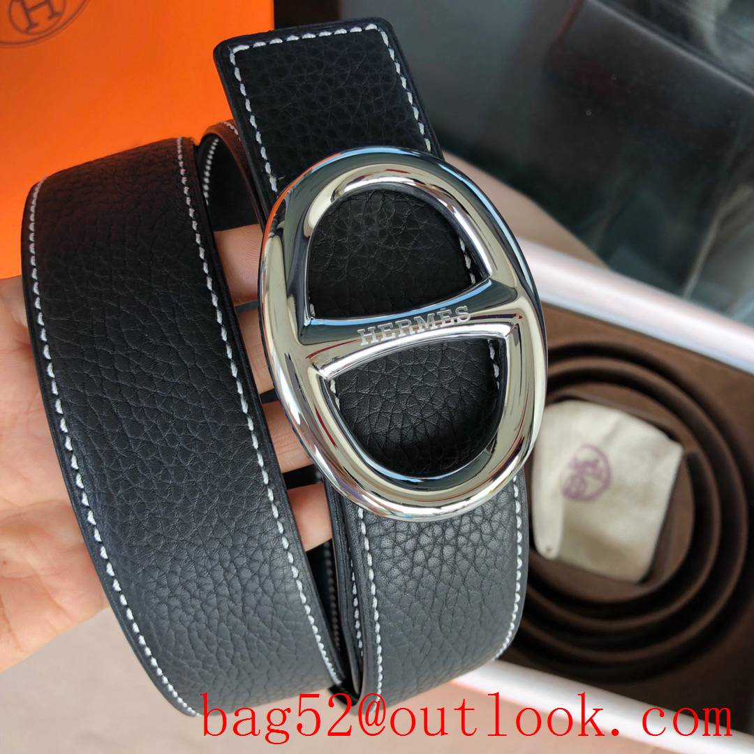 Hermes Handmade quality imported selected high-quality leather belt