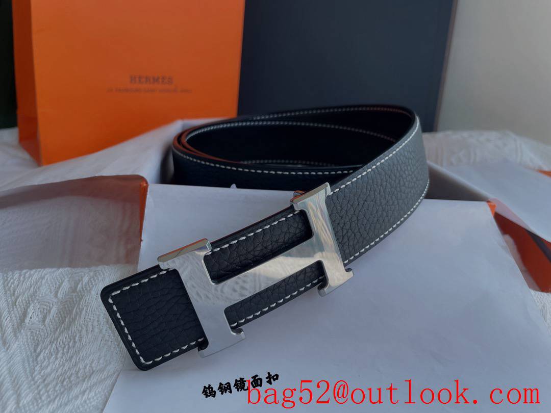 Hermes Whole imported leather cutting by hand belt