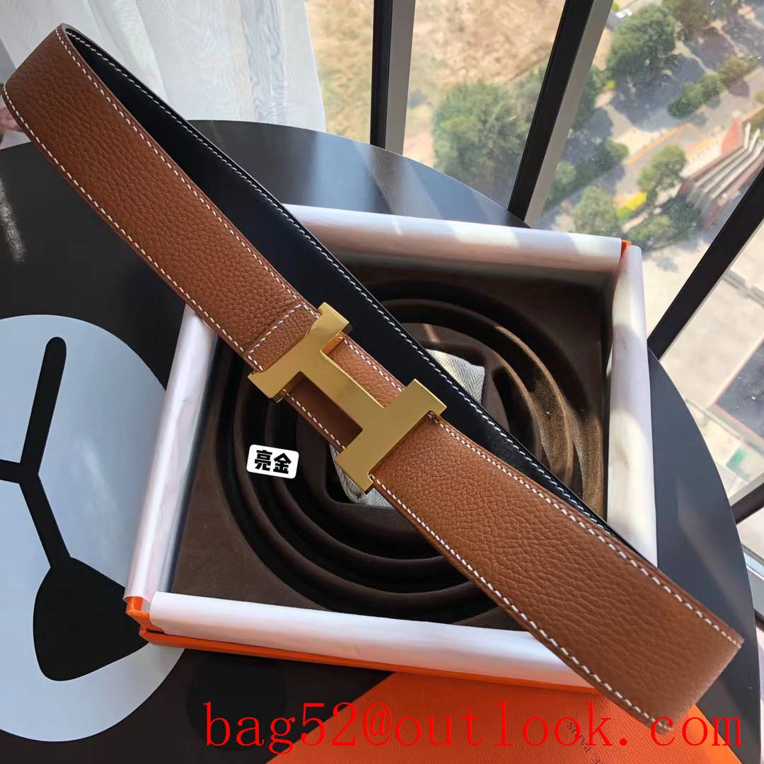 Hermes Imported selected high-quality leather belt