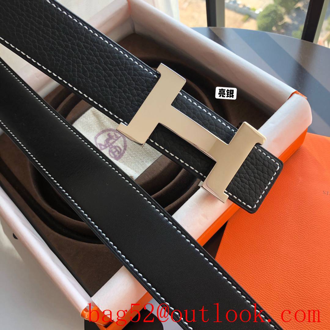 Hermes Imported selected high-quality leather belt