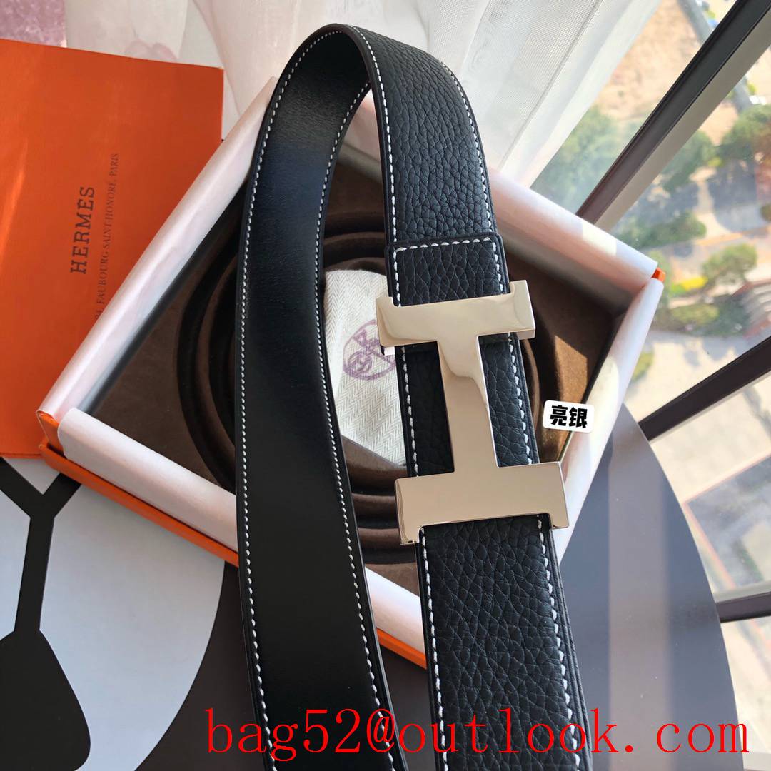 Hermes Imported selected high-quality leather belt