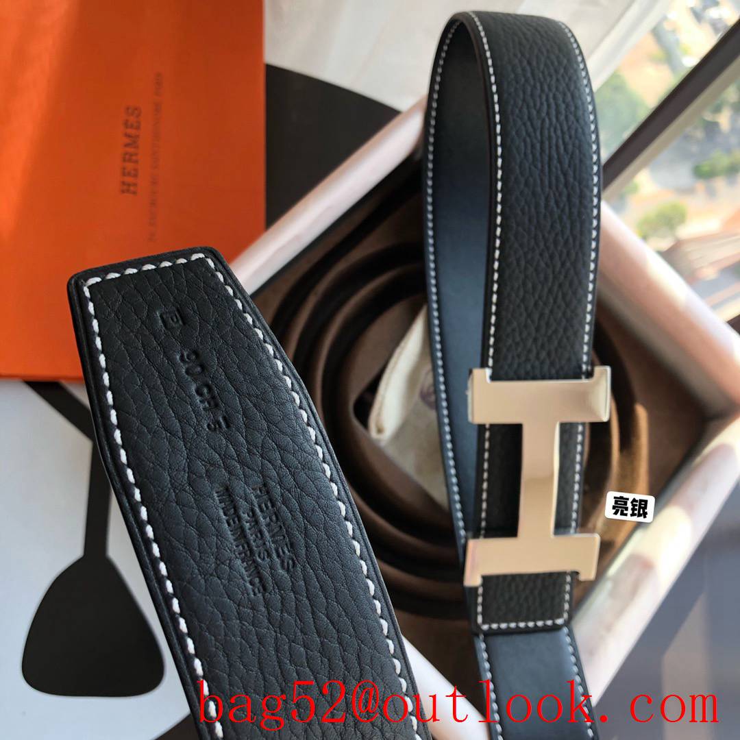 Hermes Imported selected high-quality leather belt