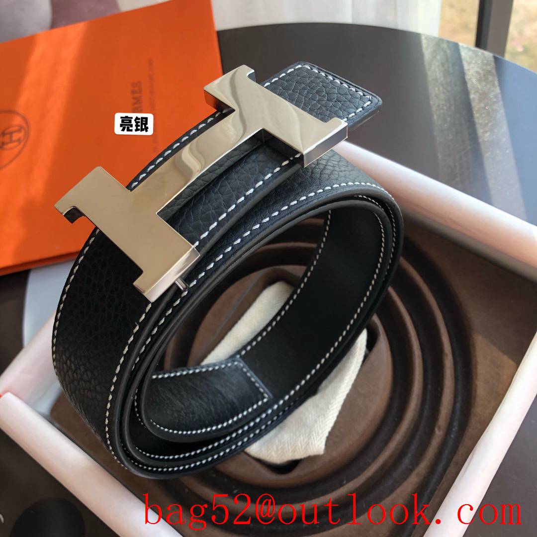 Hermes Imported selected high-quality leather belt